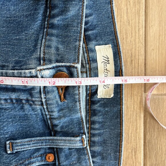 Madewell Perfect Vintage Jeans Women's 33 Blue Denim Stretch 90s Mom - Picture 11 of 12